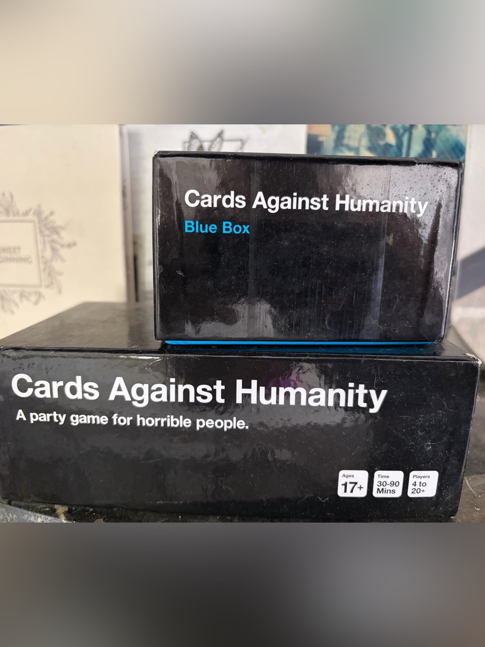 Cards Against Humanity Original Box + Blue Expansion Pack